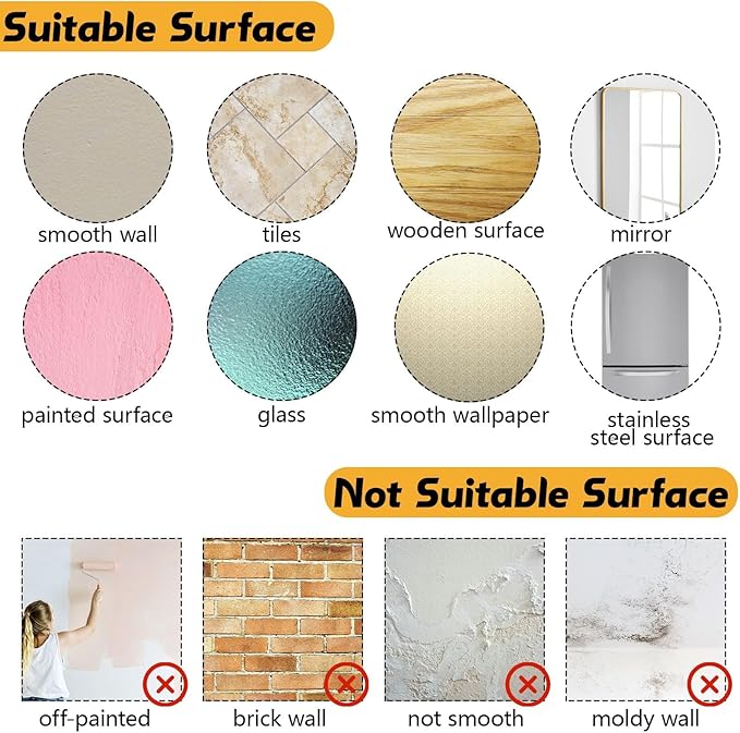 104 Pcs Star and Moon Wall Decals - Peel and Stick Window Clings Glitter Stars Wall Stickers for Living Room, Bedroom, Nursery Decor