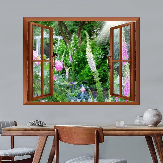 wall26 Wild Flowers in Spring Removable Wall Sticker/Wall Mural - 24"x32"