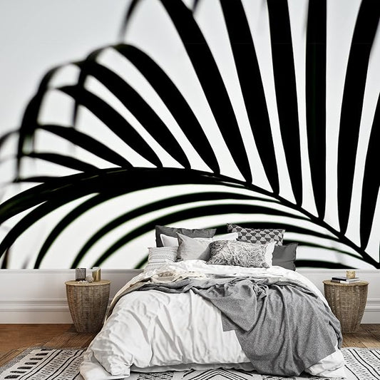 wall26 - Zebra Plant Backround - Removable Wall Mural | Self-Adhesive Large Wallpaper - 66x96 inches
