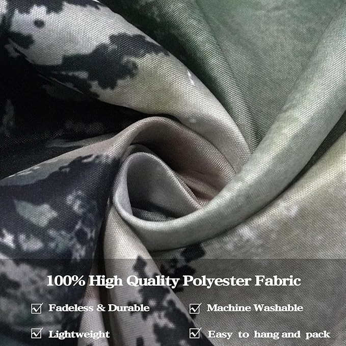 Zussun Misty Forest Mountain Tapestry Sage Green Nature Pine Tree Tapestry for Bedroom Aesthetic Watercolor Foggy Woodlands Birds Landscape Tapestries Wall Hanging for Living Room Dorm 60 x 44 Inch