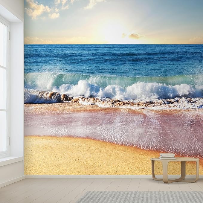 wall26 - an Image of The United States of America Flag Painted on a Brick Wall in an Urban Location - Removable Wall Mural Self-Adhesive Large Wallpaper - 132x144 inches