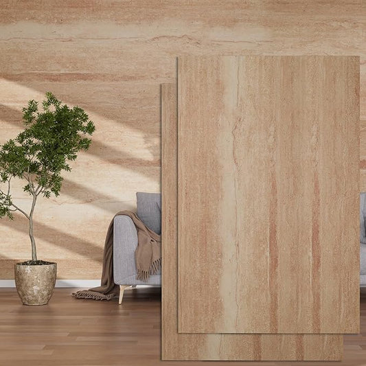 3D Wall Panels - 4PCS 47.2"x23.6" Faux Stone Wall Covering - MCM Modified Clay Material for Home Art, Accent Brick, Modern Exterior/Interior Decoration, Covering 31 sq.ft TV#2