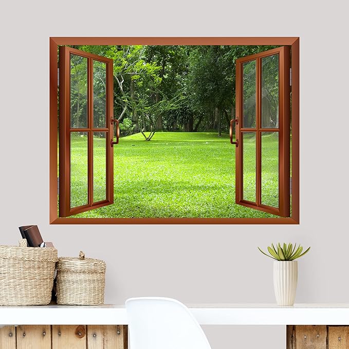 wall26 Garden Green Grass Removable Wall Sticker/Wall Mural - 24"x32"