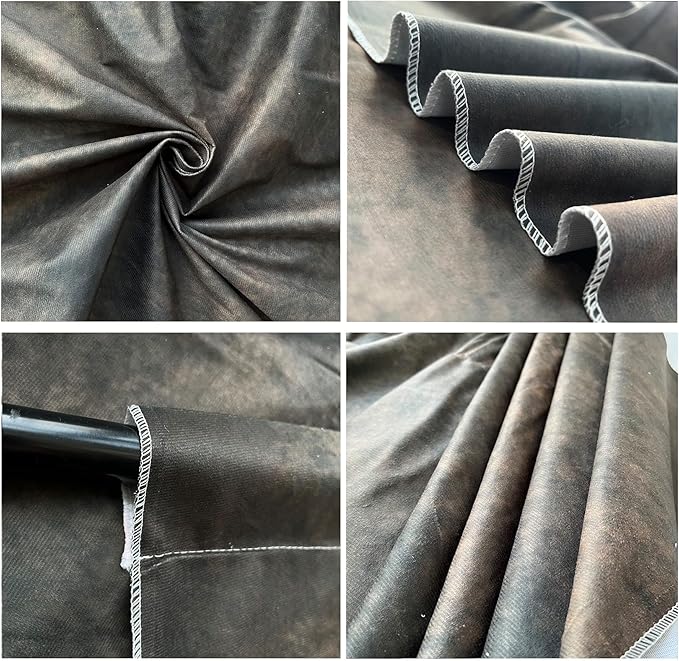 6.5x10ft Dark Brown Mottled Texture Photography Backdrop for Portrait Photo Studio Prop Abstract Background for Photographyer