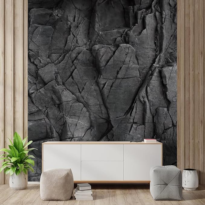wall26 Wall Mural Sand Square Rock Background Removable Self-Adhesive Large Wallpaper - 96x48 inches