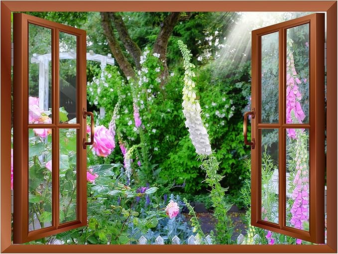 wall26 Wild Flowers in Spring Removable Wall Sticker/Wall Mural - 24"x32"