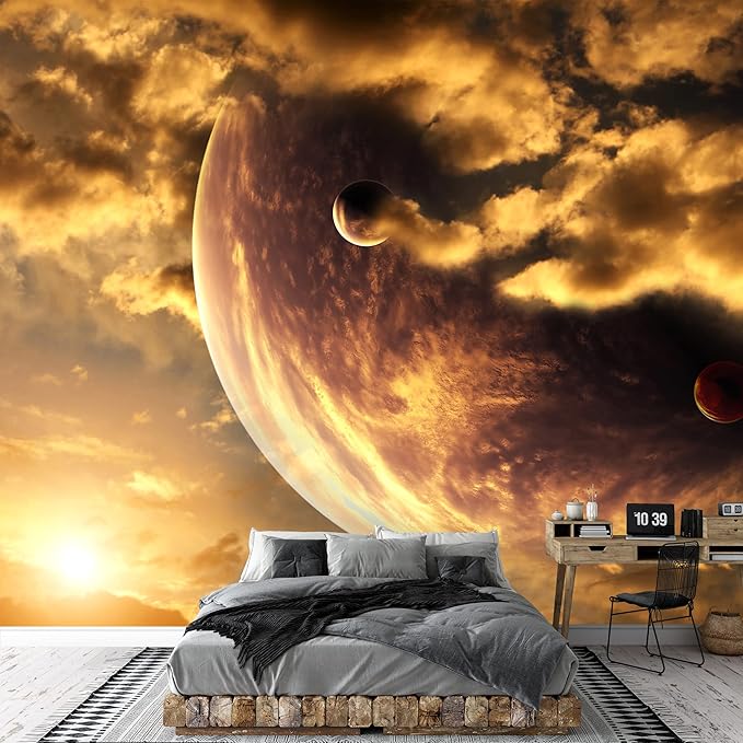 wall26 Wall Mural Grey-White Retro Wood Textured Paneling Removable Self-Adhesive Large Wallpaper - 100x144 inches