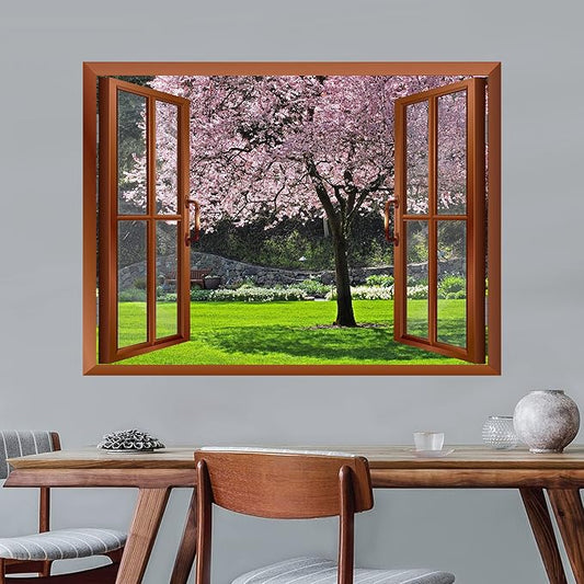 wall26 Cherry Blossom in Spring Removable Wall Sticker/Wall Mural - 24"x32"