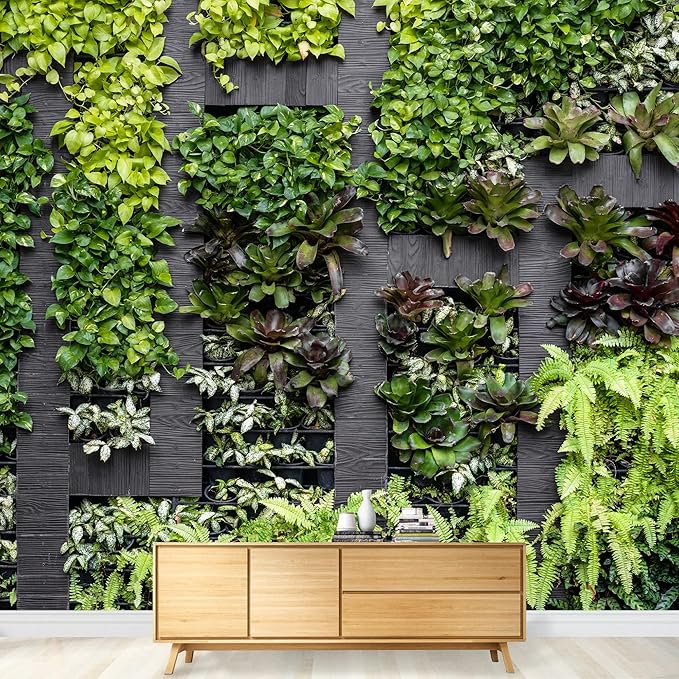 wall26 Wall Mural Garden Lawn Green Grass Natural Scenery Removable Self-Adhesive Large Wallpaper - 66x96 inches