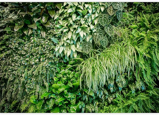 wall26 - Green Leaf Wall Texture Background - Removable Wall Mural | Self-Adhesive Large Wallpaper - 66x96 inches
