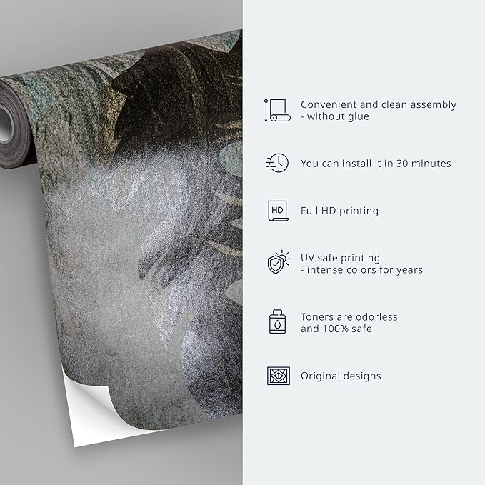 artgeist Wall Mural 3D Effect 154"x101" XXL Peel and Stick Self-Adhesive Wallpaper Removable Large Sticker Foil Wall Decor Print Picture Image Design - Dinosaurs City g-B-0085-a-a