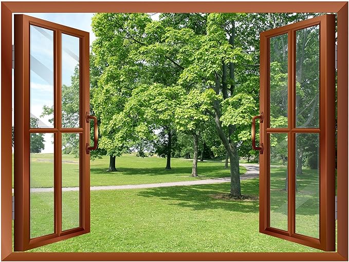 wall26 Green Trees Removable Wall Sticker/Wall Mural - 36 inchx48 inch