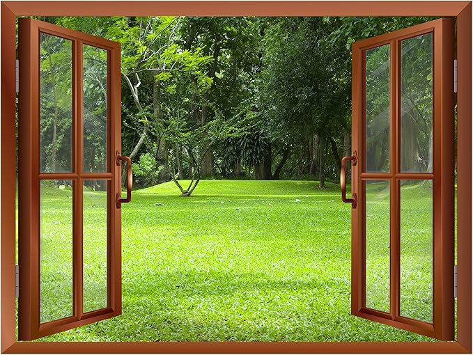 wall26 Garden Green Grass Removable Wall Sticker/Wall Mural - 24"x32"