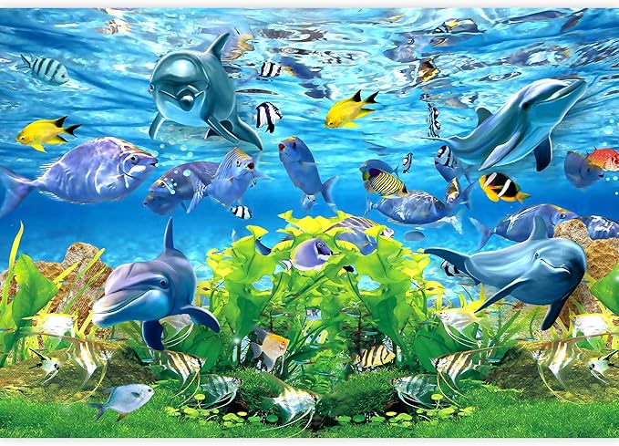 wall26 Wall Mural The Beautiful Undersea World Removable Self-Adhesive Large Wallpaper - 66x96 inches