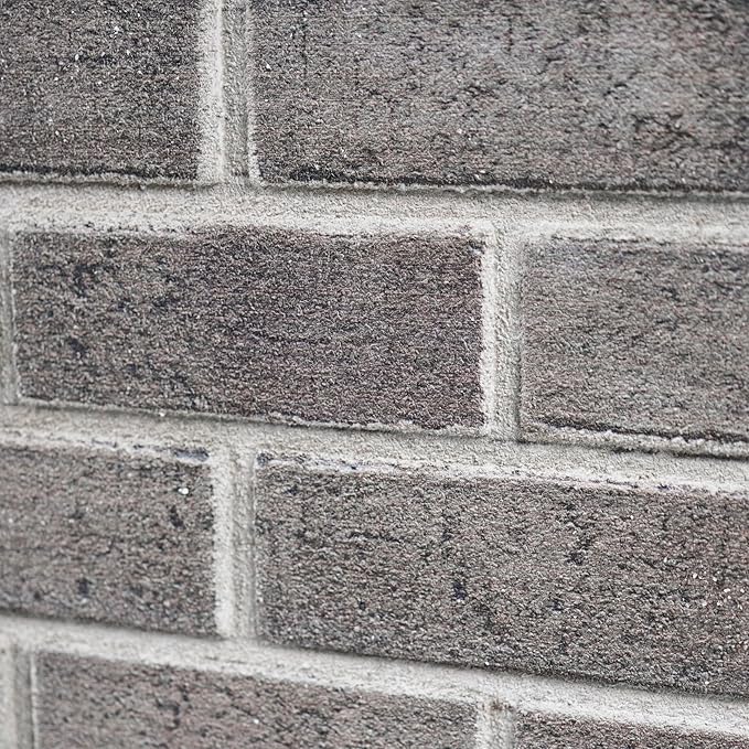 3D Faux Brick Wall Panels – Lightweight Styrofoam Cladding for Interior & Exterior Use | DIY Decorative Panels | 2 Pack (40"x20") | Ideal for Living Room, Kitchen, Outdoor Walls Silverstone